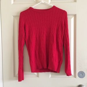 Red sweater